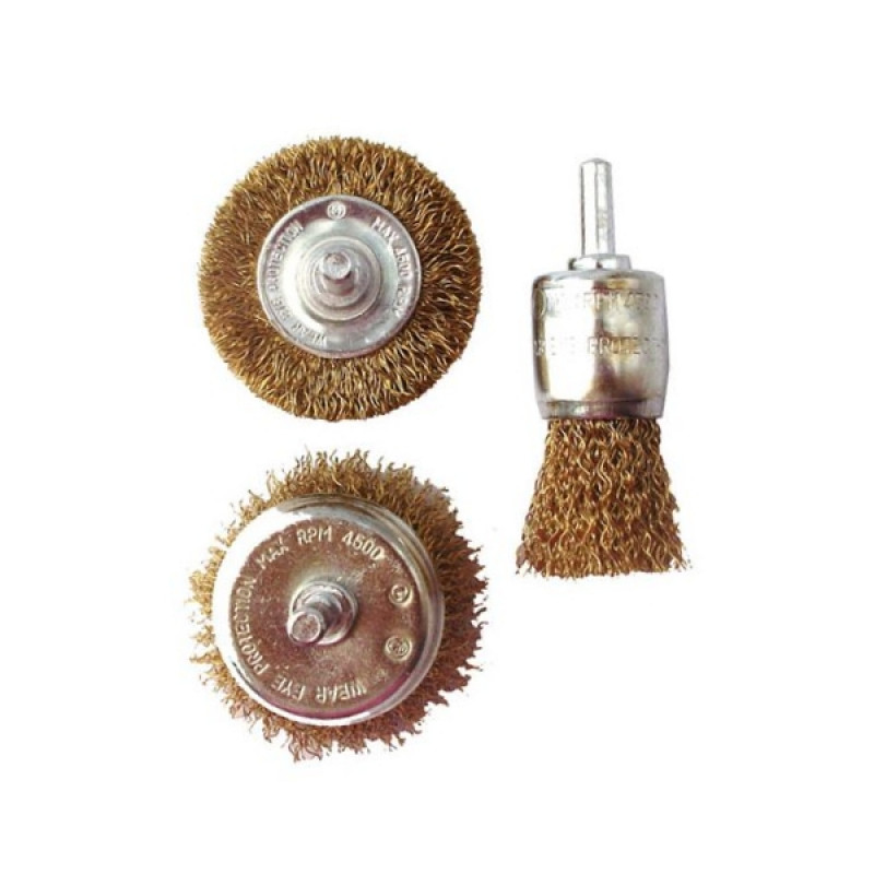 WIRE CUP BRUSH SET